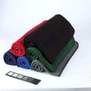 Harriton Fleece Blanket - Dark/All 