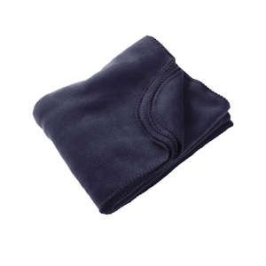 Harriton Fleece Blanket - Dark/All Blue, Navy