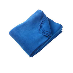 Harriton Fleece Blanket - Dark/All Blue, True Royal