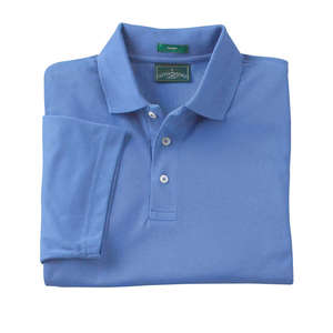 Outer Banks Men's Ultimate Performance Polo - Dark/All Blue, Aquatic