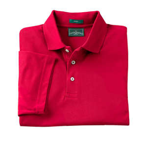 Outer Banks Men's Ultimate Performance Polo - Dark/All Red, Bright