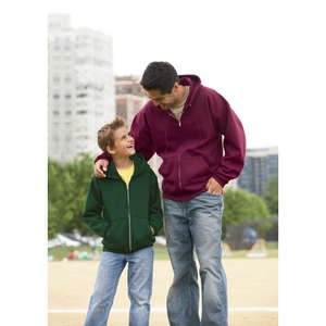 Hanes 7.8 oz. 50/50 ComfortBlend Full-Zip Hoodie - Dark/Colors