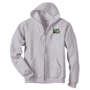 Custom Promotional Hanes 7.8 oz. 50/50 ComfortBlend Full-Zip Hoodie - Light/Heather
