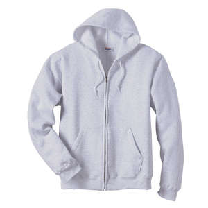 Hanes 7.8 oz. 50/50 ComfortBlend Full-Zip Hoodie - Light/Heather Ash