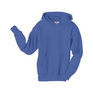 Hanes Youth 7.8 oz. 50/50 ComfortBlend Pullover Hoodie - Dark/Colors Blue, Deep Royal