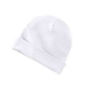 Rabbit Skins Infant Baby Rib Cap - White/Neutral White