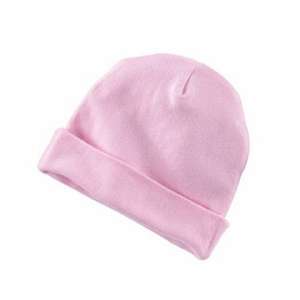 Rabbit Skins Infant Baby Rib Cap - Dark/Colors Pink