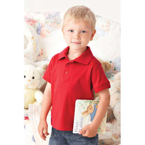 Rabbit Skins Toddler Sport Shirt - Dark/All