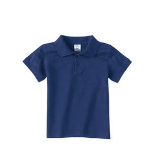 Rabbit Skins Toddler Sport Shirt - Dark/All Blue, Navy