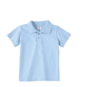 Rabbit Skins Toddler Sport Shirt - Dark/All Blue, Light