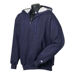 Champion Cotton Max Quarter-Zip Hoodie - Dark/All Blue, Navy