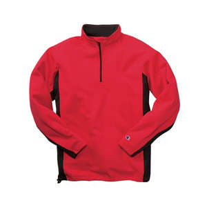 Champion Double Dry Performance Bonded Half-Zip Fleece - Dark/All Scarlet/Black