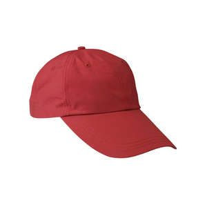 Adams 6-Panel Sun Shield Cap - Dark/All Red, Nautical