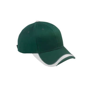 Big Accessories Sport Wave Baseball Cap - Dark/All Green, Forest/White