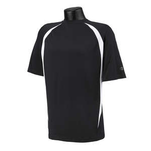 Champion Double Dry Elevation T-Shirt - Dark/All Black/White
