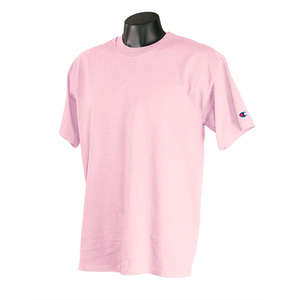 Champion 6.1 oz. Tagless T-Shirt - Dark/Colors Pink, Pale