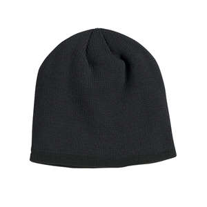 Big Accessories Knit Cap - Dark/All Black