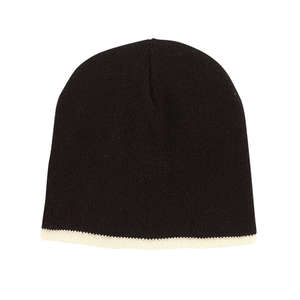 Big Accessories Knit Cap - Dark/All Black/Cream