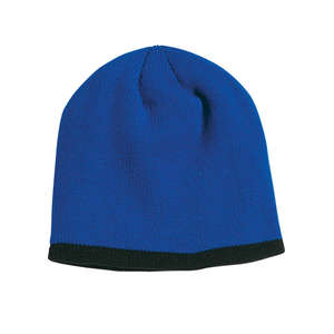 Big Accessories Knit Cap - Dark/All Blue, Royal/Black