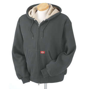 Dickies Bonded Waffle-Knit Hooded Jacket - Dark/All Charcoal