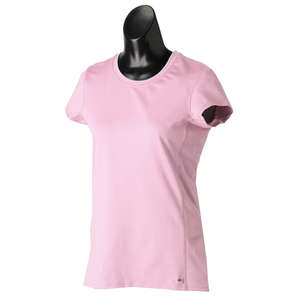 Custom Promotional Alo Women's Mesh Back Performance T-Shirt - Dark/All