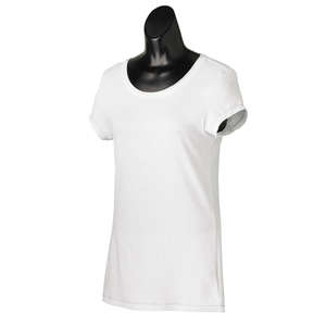 Alo Women's Short-Sleeve Bamboo T-Shirt - Dark/All White/Gray