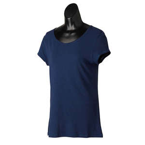 Alo Women's Short-Sleeve Bamboo T-Shirt - Dark/All Blue, Navy/Blue, Pacific