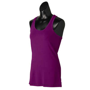 Alo Women's Racerback Bamboo Tank - Dark/All Currant/Gray, Slate