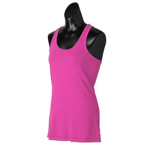 Alo Women's Racerback Bamboo Tank - Dark/All Berry/White