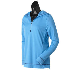 Alo Women's Long-Sleeve Half-Zip Pullover - Dark/All Blue, Pacific/Blue, Navy