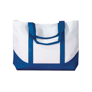 BAGedge Two-Tone Tote - Dark/All White/Blue, Royal