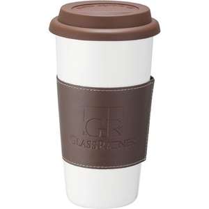 Mega Double Wall Ceramic Tumbler With Wrap 