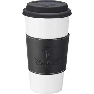 Mega Double Wall Ceramic Tumbler With Wrap 