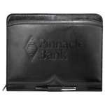 Promotional Journals, Organizers & Portfolios - Wingtip Zippered Padfolio
