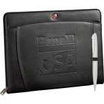 Customized Journals, Organizers & Portfolios - Wenger Zippered Padfolio Bundle Set