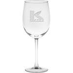 Promotional Wine Glasses & Goblets - 10 oz. Deep Etched Cachet White Wine Glass
