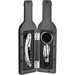 Personalized Household Items - Grigio 4-Piece Wine Bottle Set