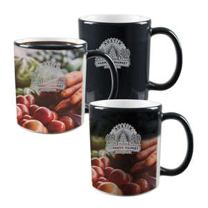 Custom Promotional Mystique Full Color Stoneware Mug - 11 oz.
