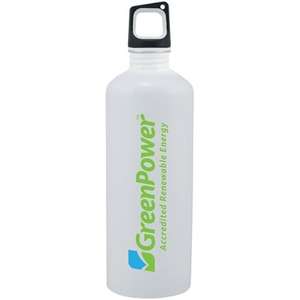 Classic h2go Stainless Steel Water Bottle - 24 oz. White
