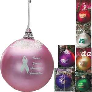3-1/4"  Shatterproof Ornament Pink
