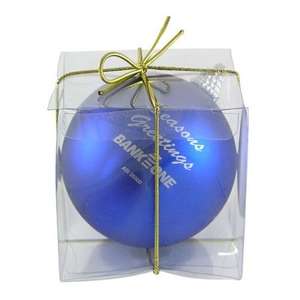 3-1/4"  Shatterproof Ornament Blue