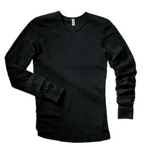 District Threads Long Sleeve Thermal Black