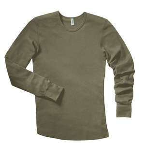 District Threads Long Sleeve Thermal Green, Army