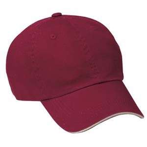 Port Authority Signature Sandwich Bill Cap with Striped Closure 