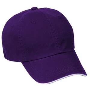 Port Authority Signature Sandwich Bill Cap with Striped Closure 