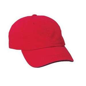 Port Authority Signature Sandwich Bill Cap with Striped Closure 