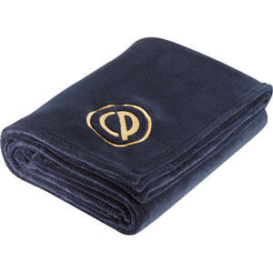 Micro Coral Plush Blanket Blue, Navy