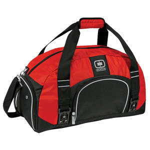 OGIO Big Dome Duffel - Dark/All Red