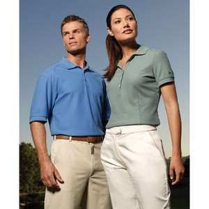 Nike Golf Pique Knit Sport Shirt - Dark/All 