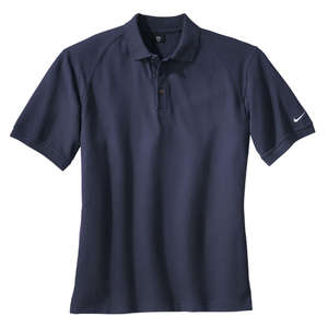 Nike Golf Pique Knit Sport Shirt - Dark/All Blue, Navy